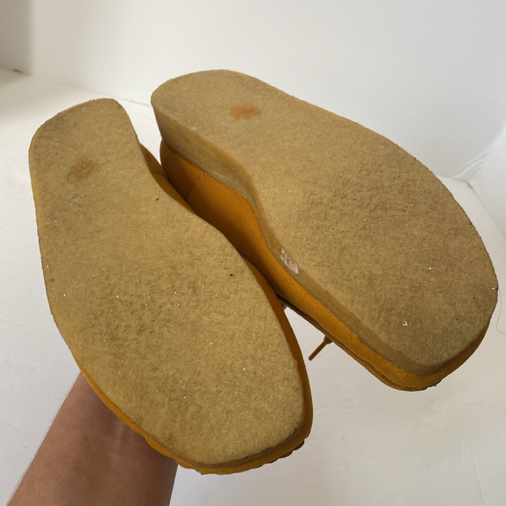 Clarks Wallabee lace ups size 8 US Men’s used once in pristine condition - Picture 12 of 16